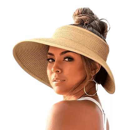 HiTails™ Straw Brim Open Top Hat